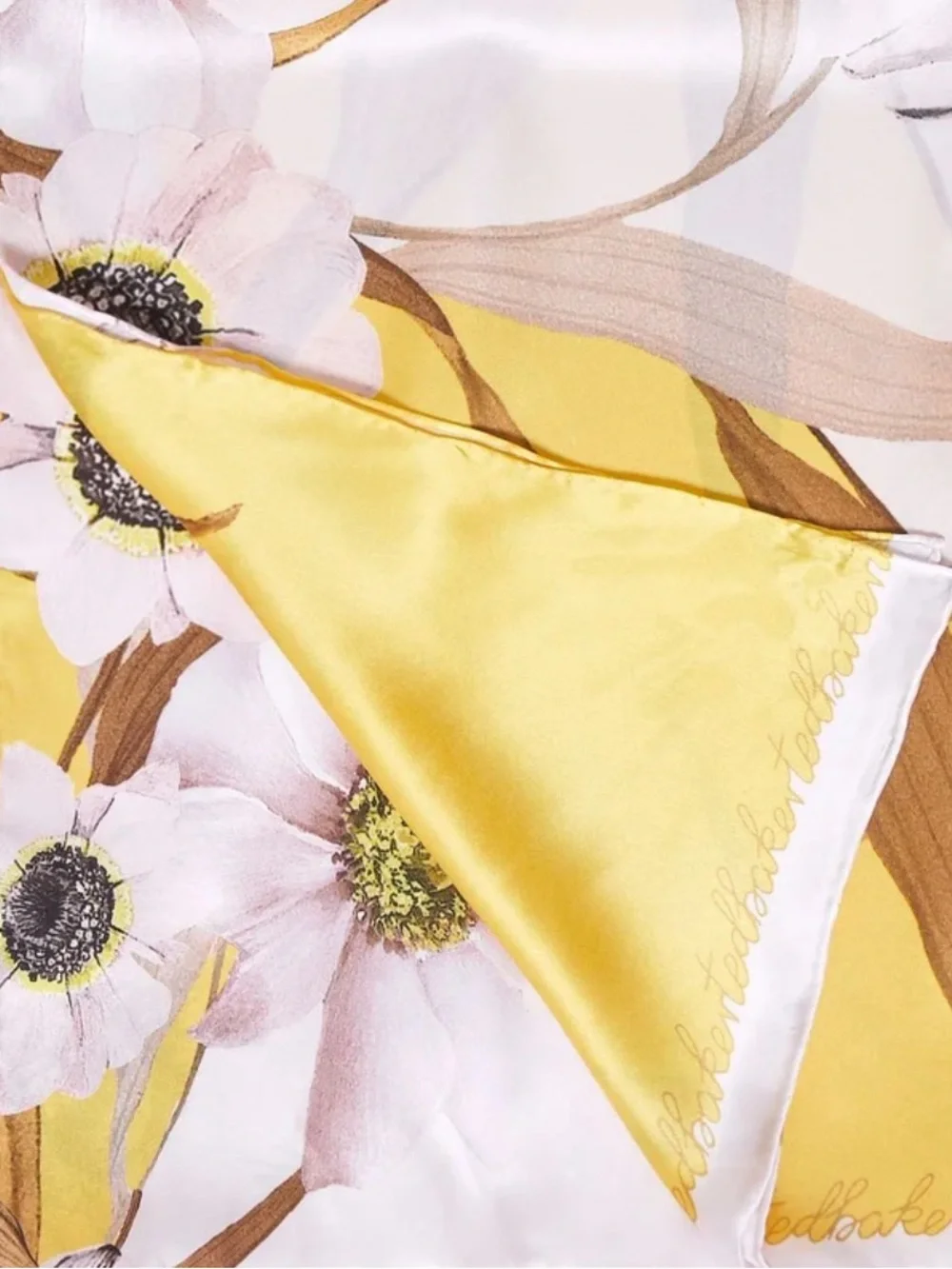 Ted Baker Silk Long Caitiee Cabana Scarf